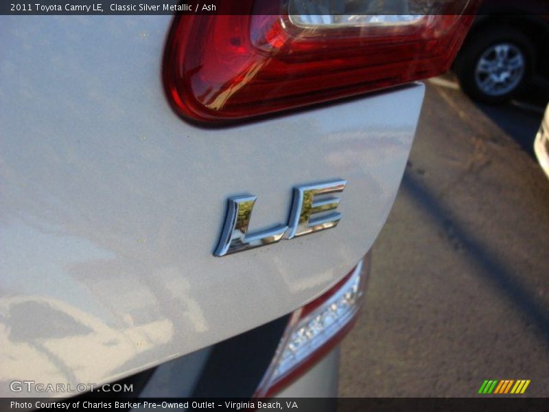 Classic Silver Metallic / Ash 2011 Toyota Camry LE