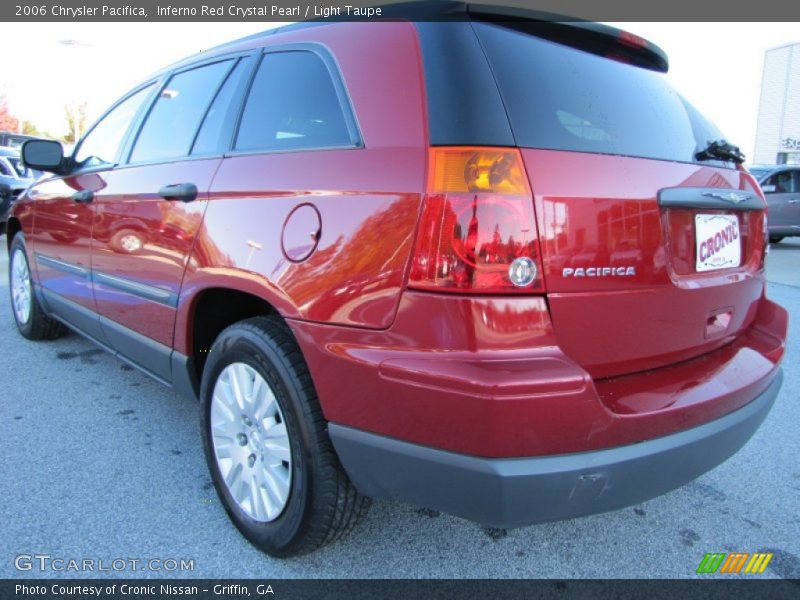 Inferno Red Crystal Pearl / Light Taupe 2006 Chrysler Pacifica