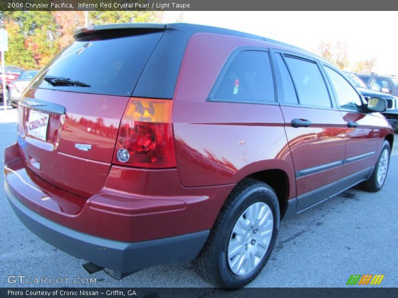 Inferno Red Crystal Pearl / Light Taupe 2006 Chrysler Pacifica