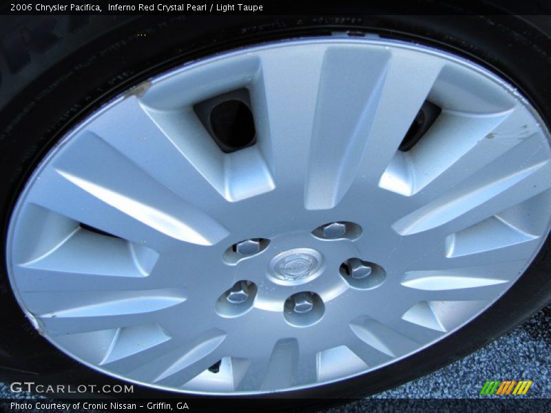 Inferno Red Crystal Pearl / Light Taupe 2006 Chrysler Pacifica