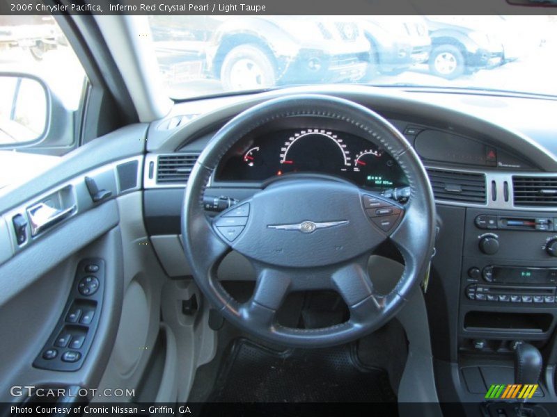 Inferno Red Crystal Pearl / Light Taupe 2006 Chrysler Pacifica