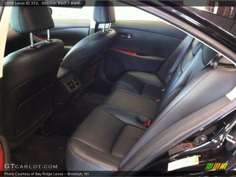 Obsidian Black / Black 2009 Lexus ES 350