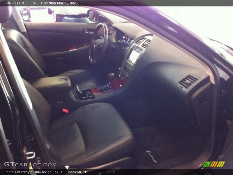 Obsidian Black / Black 2009 Lexus ES 350
