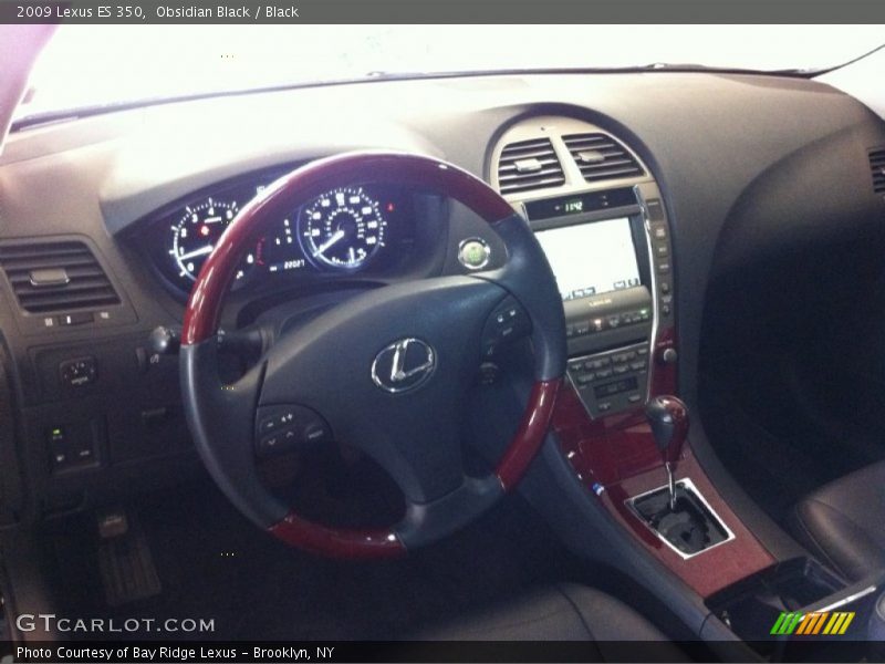 Obsidian Black / Black 2009 Lexus ES 350