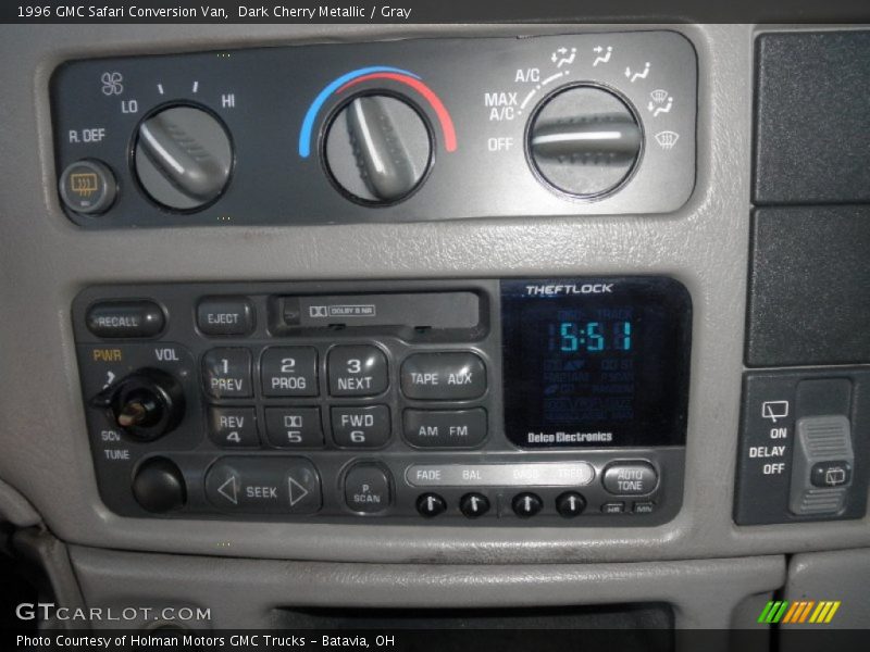 Audio System of 1996 Safari Conversion Van