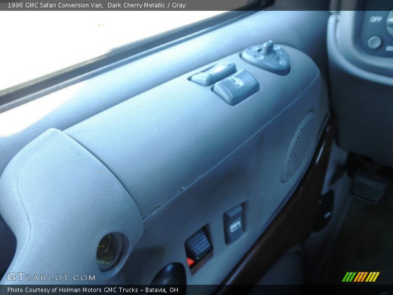 Dark Cherry Metallic / Gray 1996 GMC Safari Conversion Van