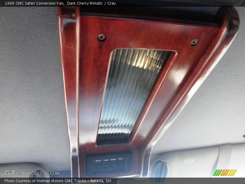 Dark Cherry Metallic / Gray 1996 GMC Safari Conversion Van