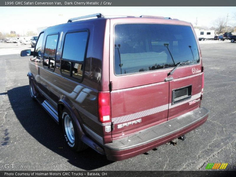 Dark Cherry Metallic / Gray 1996 GMC Safari Conversion Van