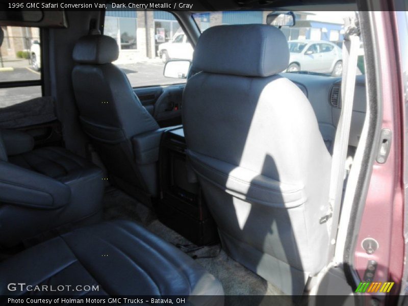 Dark Cherry Metallic / Gray 1996 GMC Safari Conversion Van