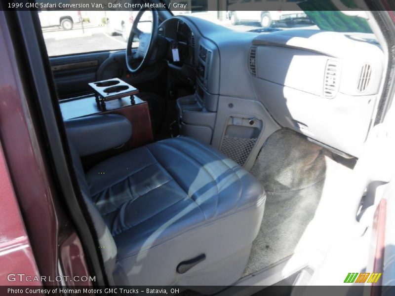 Dark Cherry Metallic / Gray 1996 GMC Safari Conversion Van