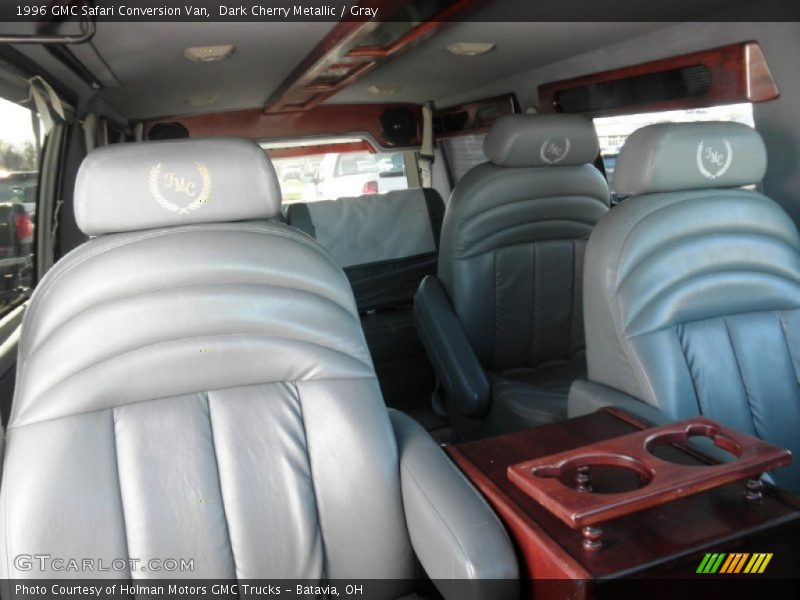 Dark Cherry Metallic / Gray 1996 GMC Safari Conversion Van