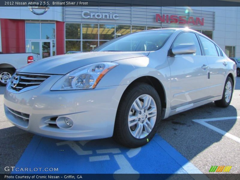 Brilliant Silver / Frost 2012 Nissan Altima 2.5 S
