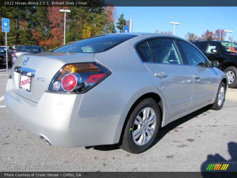 Brilliant Silver / Frost 2012 Nissan Altima 2.5 S