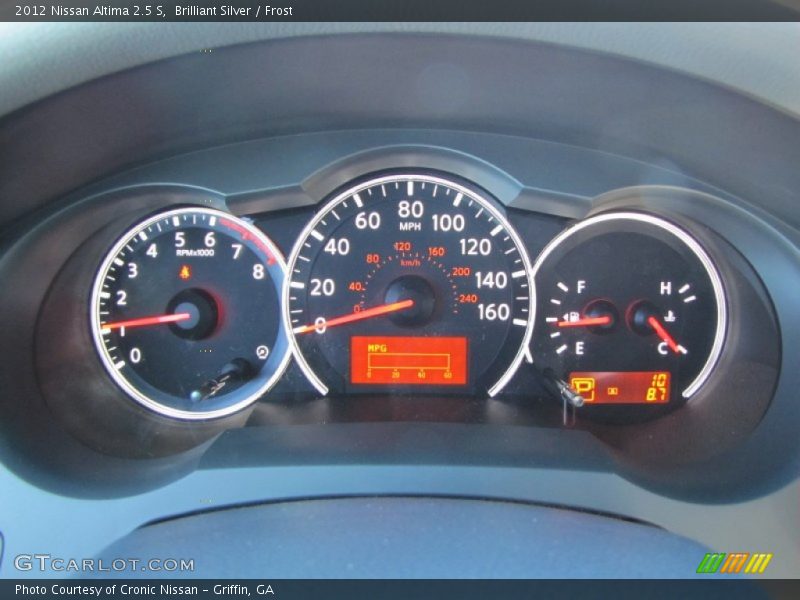 Brilliant Silver / Frost 2012 Nissan Altima 2.5 S