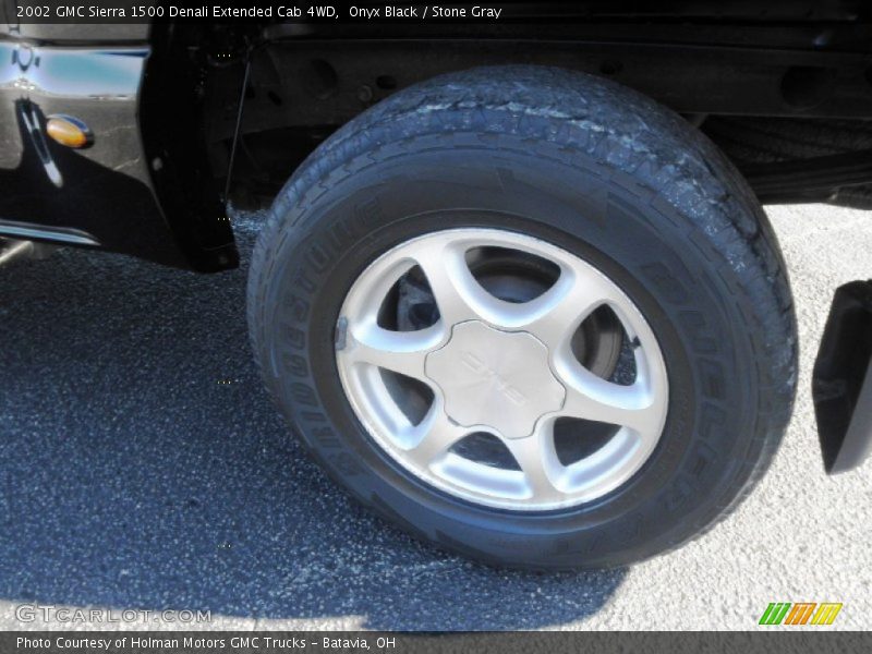 Onyx Black / Stone Gray 2002 GMC Sierra 1500 Denali Extended Cab 4WD