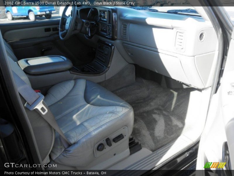  2002 Sierra 1500 Denali Extended Cab 4WD Stone Gray Interior