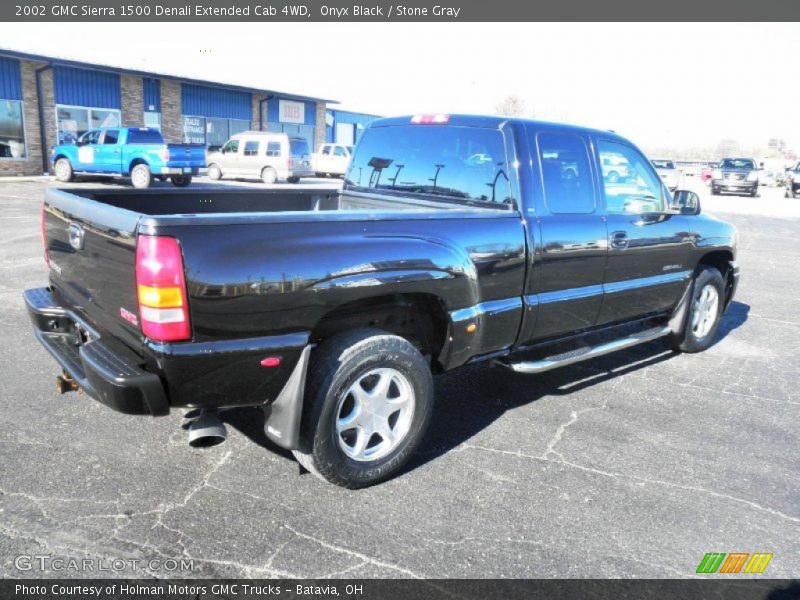 Onyx Black / Stone Gray 2002 GMC Sierra 1500 Denali Extended Cab 4WD