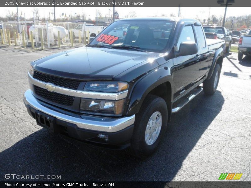 Black / Very Dark Pewter 2005 Chevrolet Colorado Z71 Extended Cab 4x4