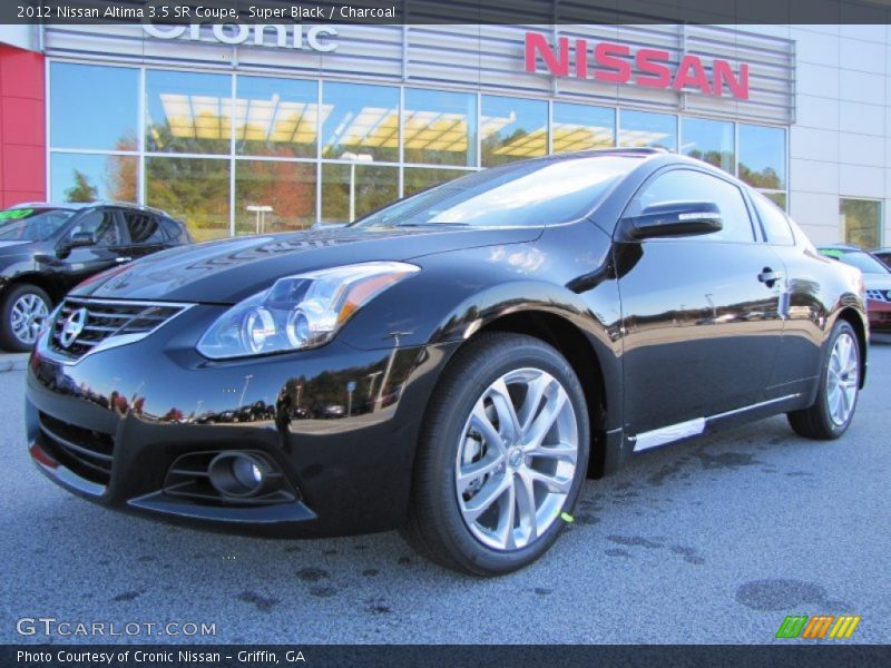 Super Black / Charcoal 2012 Nissan Altima 3.5 SR Coupe