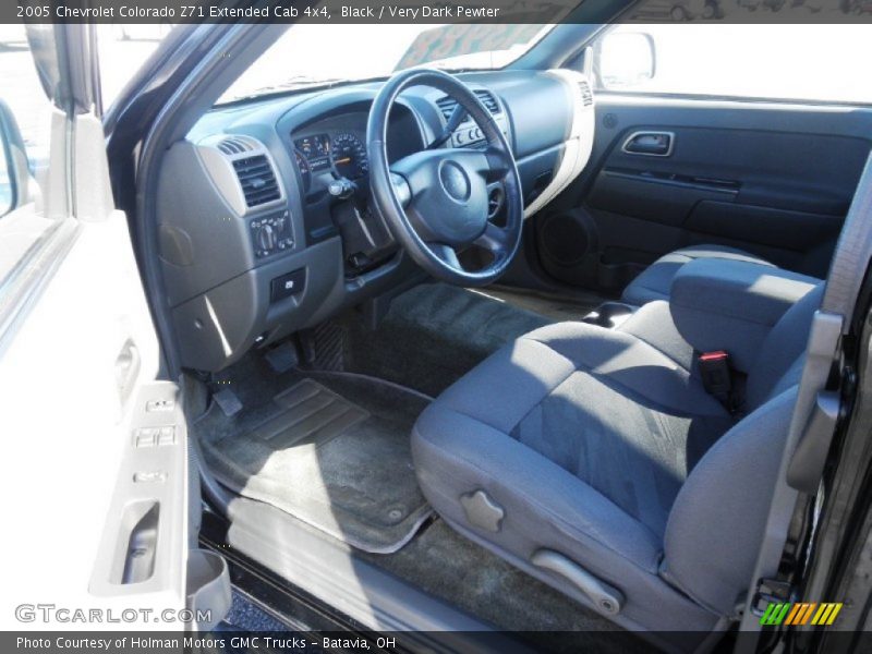 Black / Very Dark Pewter 2005 Chevrolet Colorado Z71 Extended Cab 4x4