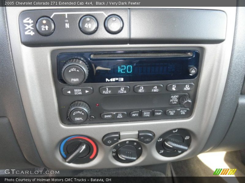 Black / Very Dark Pewter 2005 Chevrolet Colorado Z71 Extended Cab 4x4
