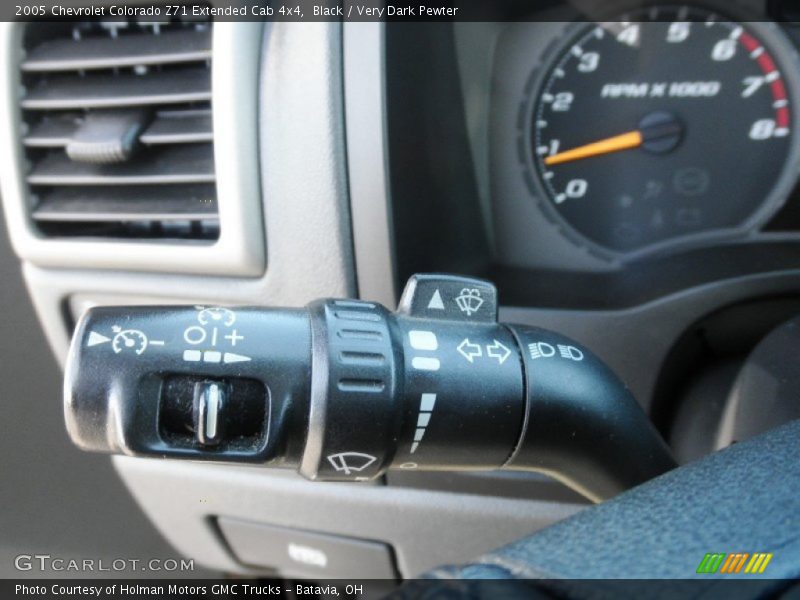 Black / Very Dark Pewter 2005 Chevrolet Colorado Z71 Extended Cab 4x4
