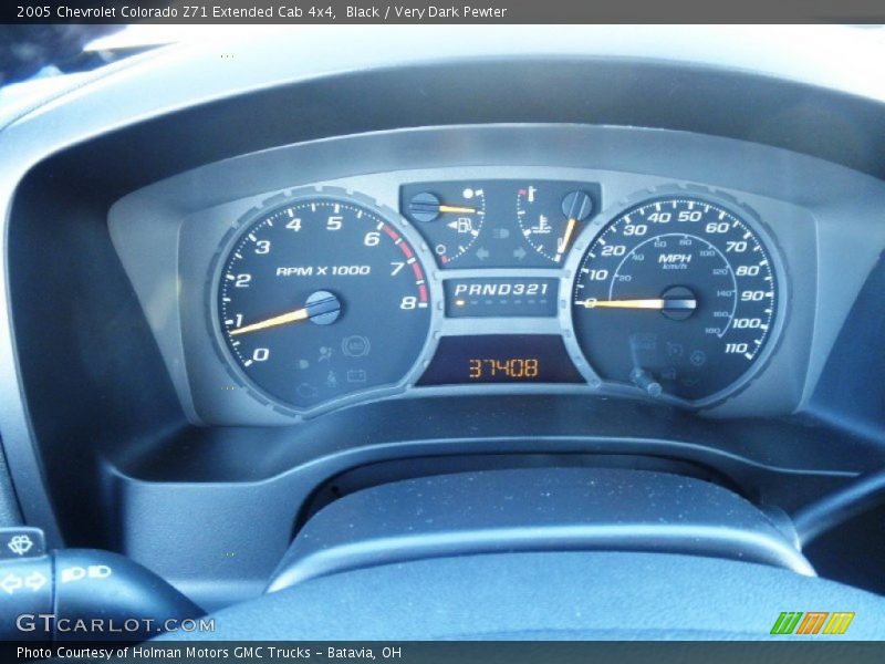 Black / Very Dark Pewter 2005 Chevrolet Colorado Z71 Extended Cab 4x4