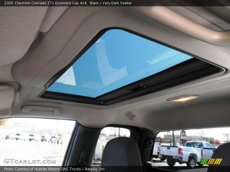 Black / Very Dark Pewter 2005 Chevrolet Colorado Z71 Extended Cab 4x4