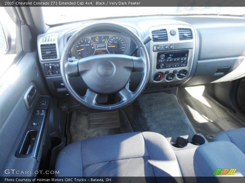 Black / Very Dark Pewter 2005 Chevrolet Colorado Z71 Extended Cab 4x4