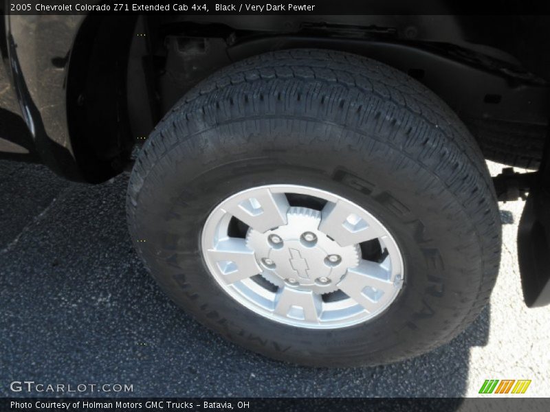 Black / Very Dark Pewter 2005 Chevrolet Colorado Z71 Extended Cab 4x4