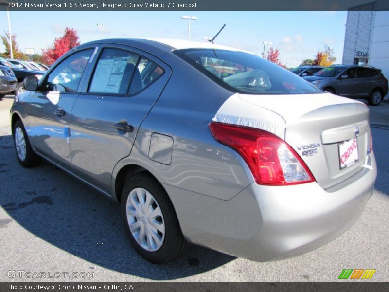 Magnetic Gray Metallic / Charcoal 2012 Nissan Versa 1.6 S Sedan