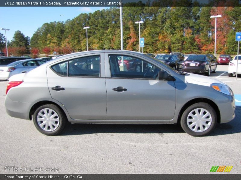 Magnetic Gray Metallic / Charcoal 2012 Nissan Versa 1.6 S Sedan