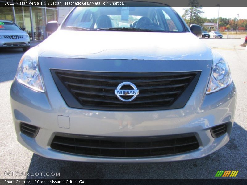 Magnetic Gray Metallic / Charcoal 2012 Nissan Versa 1.6 S Sedan