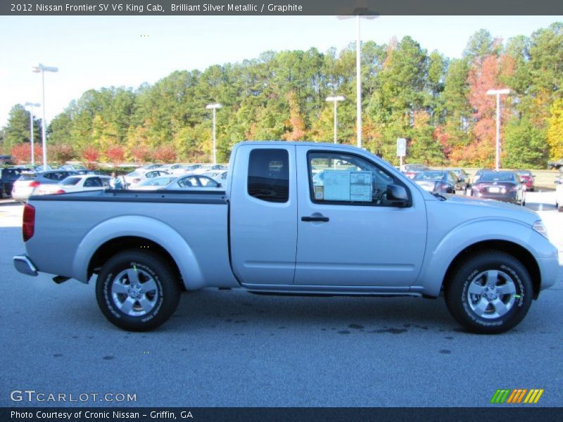 Brilliant Silver Metallic / Graphite 2012 Nissan Frontier SV V6 King Cab