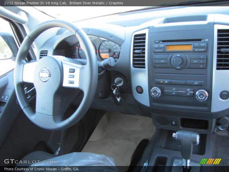 Brilliant Silver Metallic / Graphite 2012 Nissan Frontier SV V6 King Cab