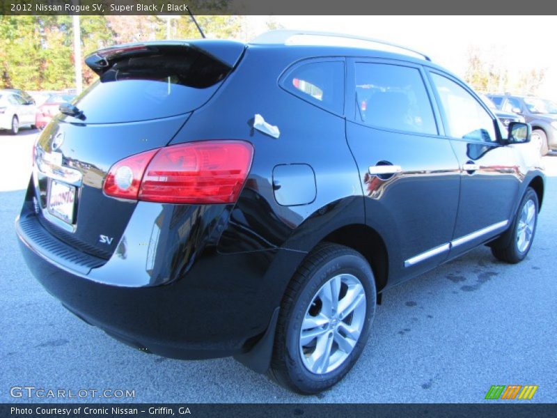 Super Black / Black 2012 Nissan Rogue SV