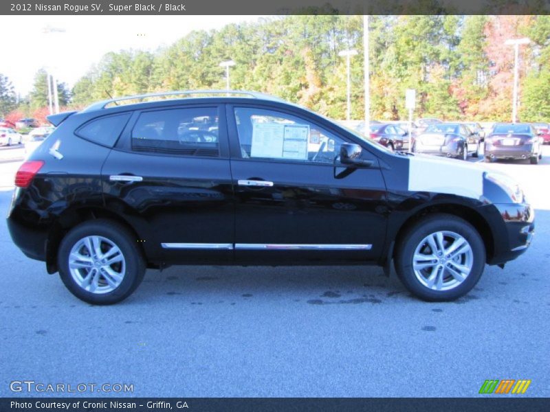 Super Black / Black 2012 Nissan Rogue SV