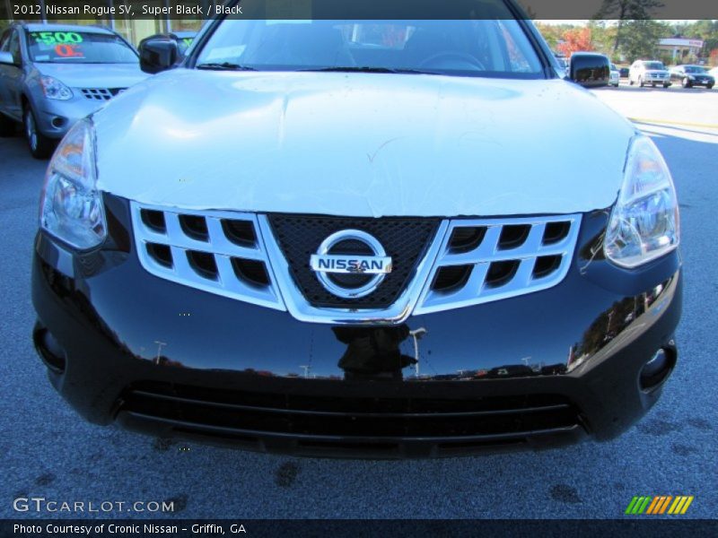 Super Black / Black 2012 Nissan Rogue SV