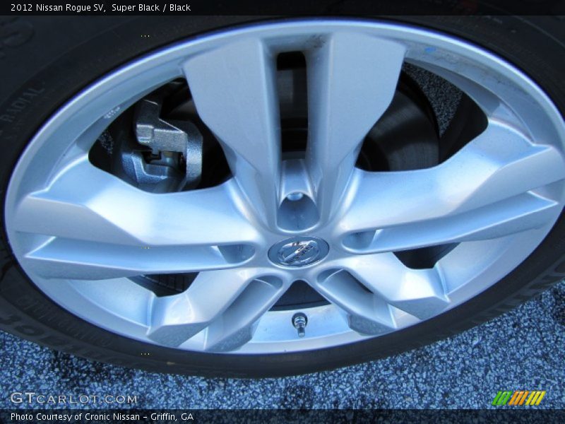 Super Black / Black 2012 Nissan Rogue SV