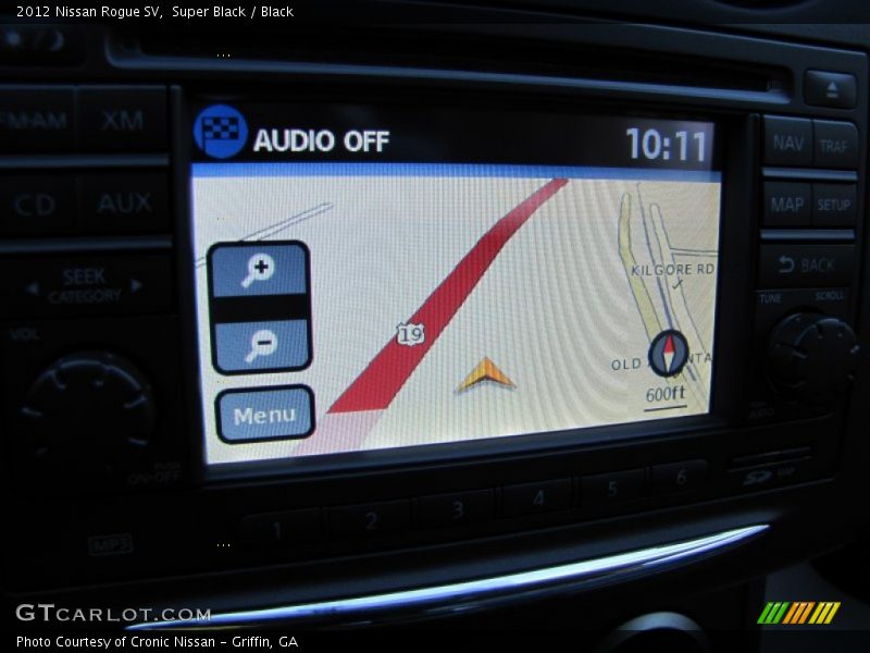 Super Black / Black 2012 Nissan Rogue SV