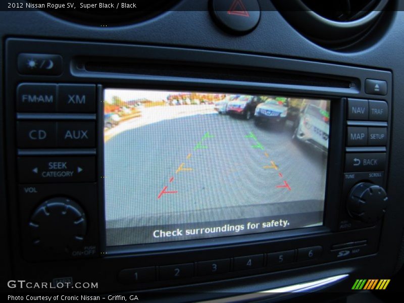 Super Black / Black 2012 Nissan Rogue SV