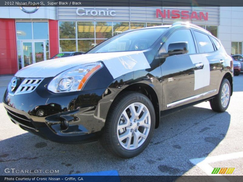 Super Black / Black 2012 Nissan Rogue SL