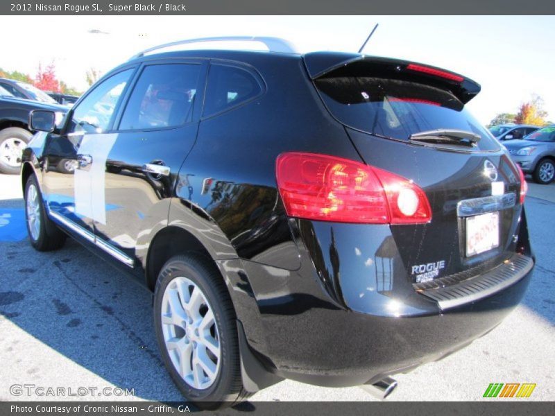 Super Black / Black 2012 Nissan Rogue SL