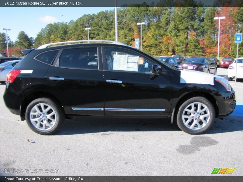 Super Black / Black 2012 Nissan Rogue SL