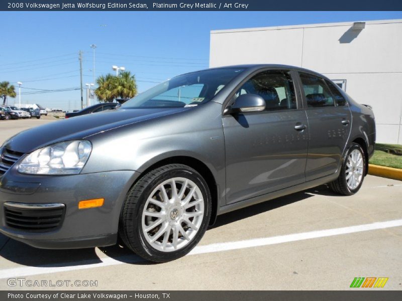 Platinum Grey Metallic / Art Grey 2008 Volkswagen Jetta Wolfsburg Edition Sedan