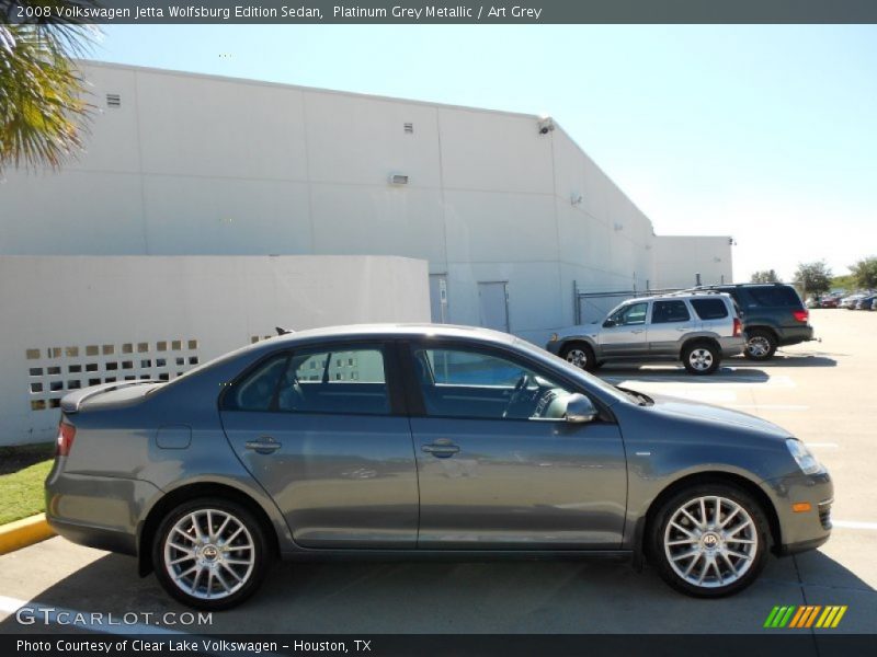 Platinum Grey Metallic / Art Grey 2008 Volkswagen Jetta Wolfsburg Edition Sedan