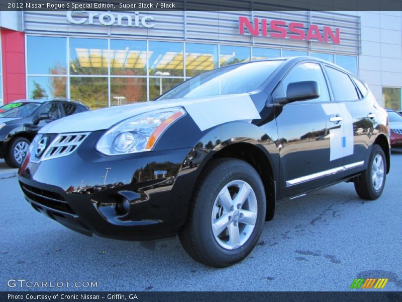 Super Black / Black 2012 Nissan Rogue S Special Edition
