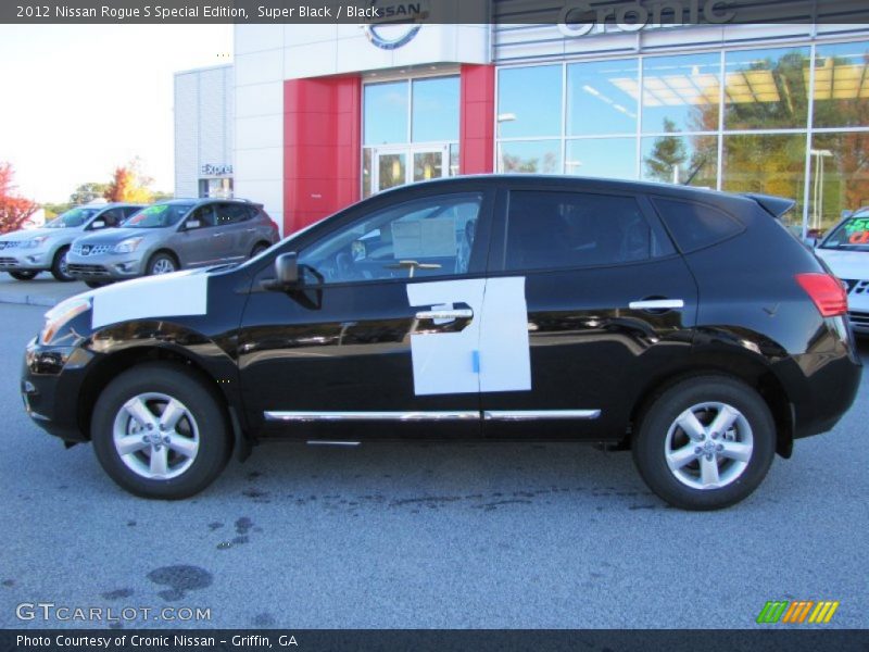 Super Black / Black 2012 Nissan Rogue S Special Edition