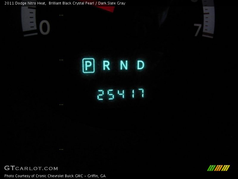 Brilliant Black Crystal Pearl / Dark Slate Gray 2011 Dodge Nitro Heat