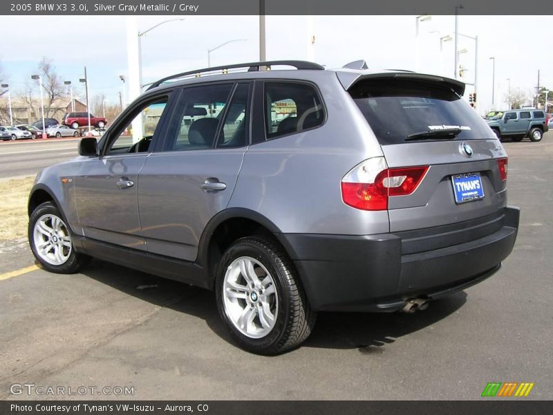 Silver Gray Metallic / Grey 2005 BMW X3 3.0i